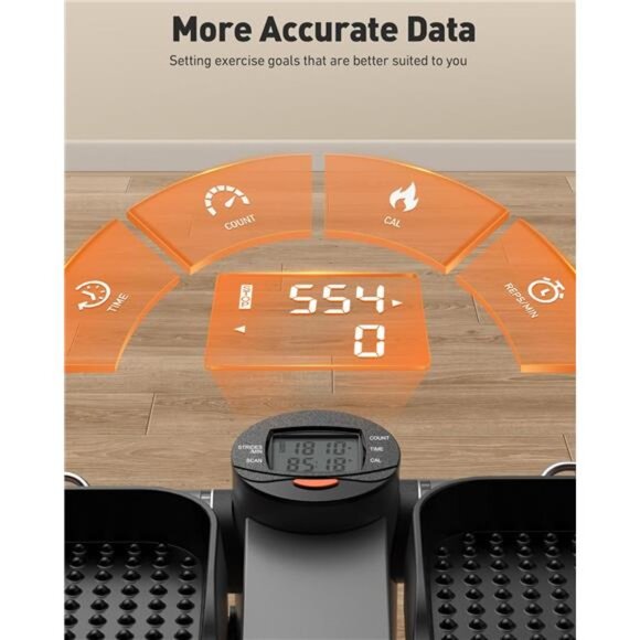 Stair Stepper for Exercise,Mini Steppers with Resistance Band, Hydraulic Stepper - Picture 5 of 8